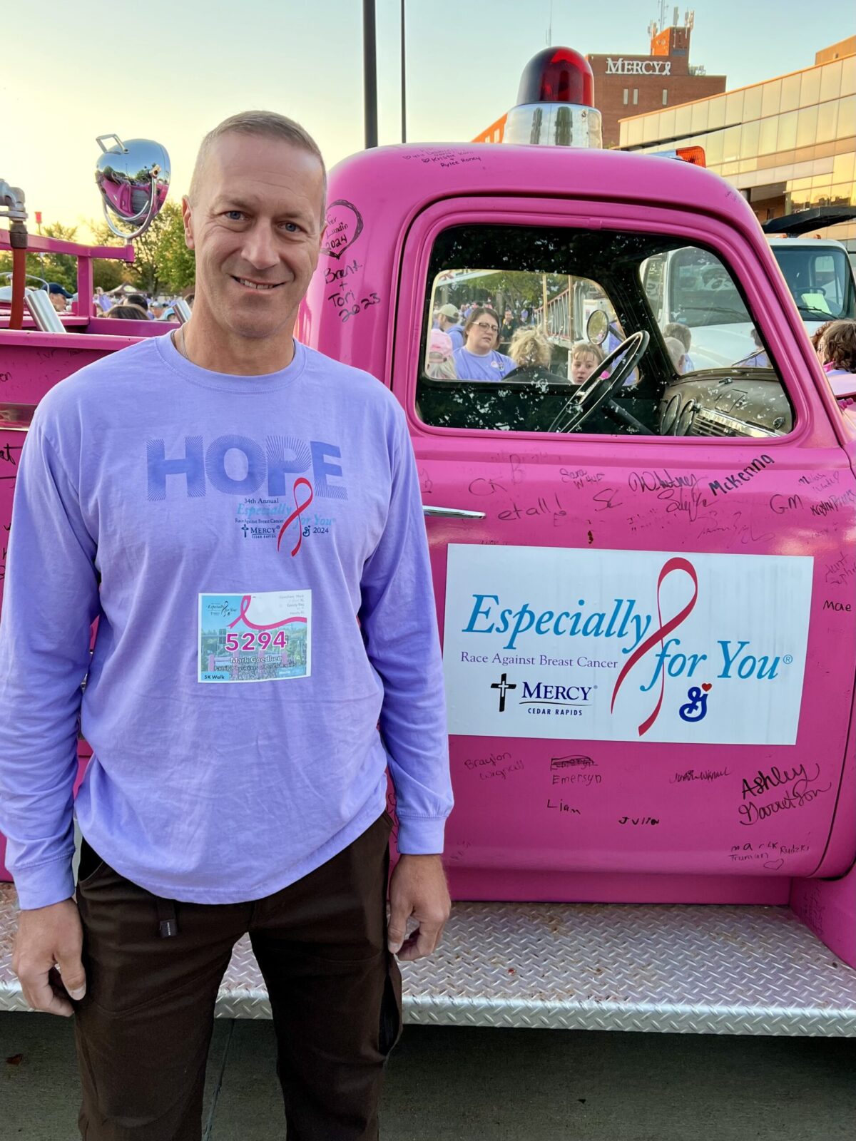 Mark at the EFY Race