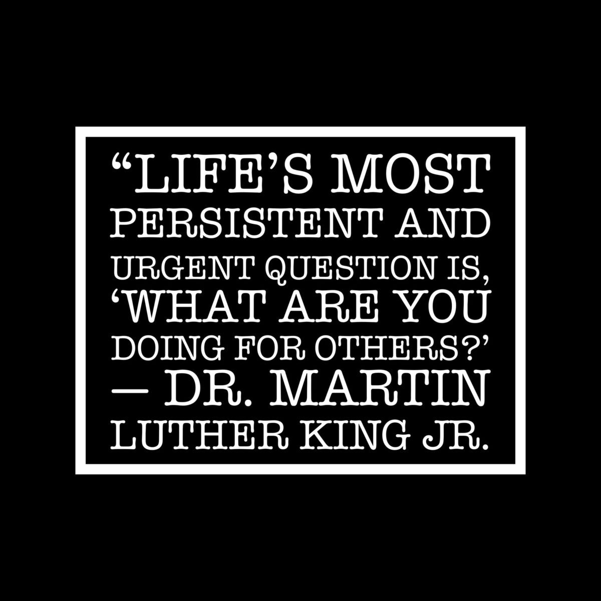 Martin Luther King